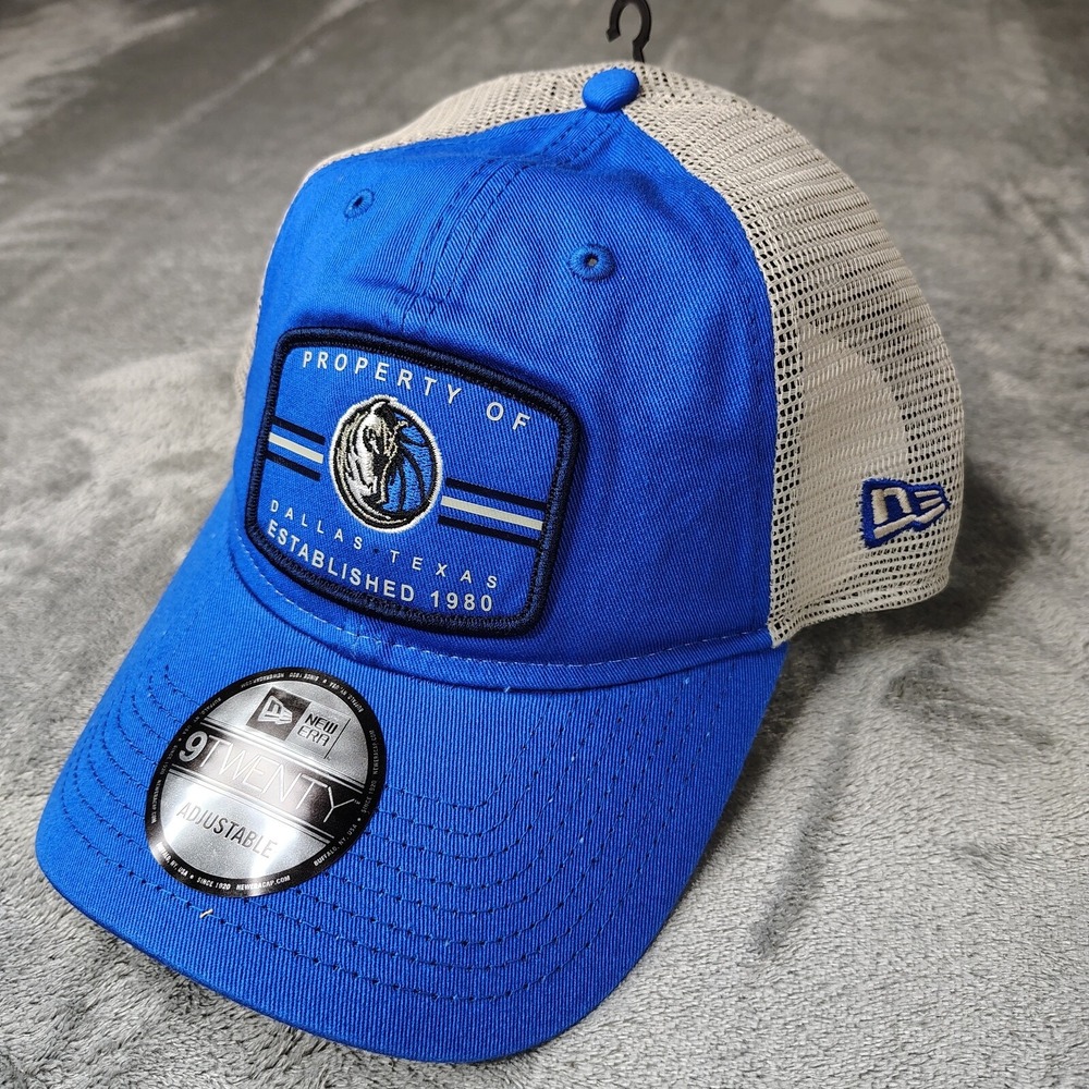New Era Dallas Mavericks NBA Slouch 9Twenty Trucker Mesh Snapback Adjustable Hat